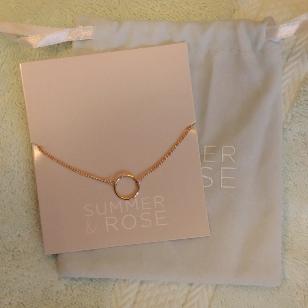 NIB Delicate Gold Summer & Rose bracelet